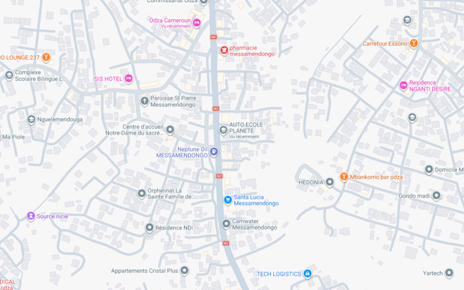 MAP AUTO ECOLE PLANETE ODZA