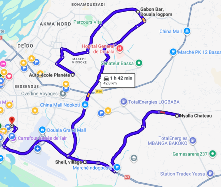 PLAN DE DOUALA